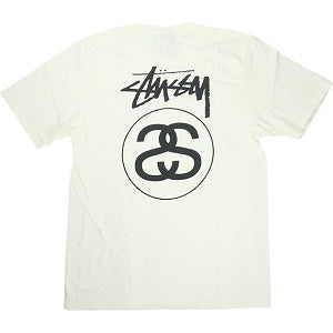 STUSSY ステューシー 25FW STOCK LINK TEE PIGMENT DYED Natural Tシャツ 白 Size 【XL】 【新古品・未使用品】 20824717