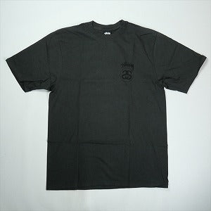 STUSSY ステューシー 25FW STOCK LINK TEE PIGMENT DYED Faded Black Tシャツ 黒 Size 【S】 【新古品・未使用品】 20824718