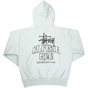 STUSSY ステューシー 25FW CALI GROWN ZIP HOOD ASH HEATHER ジップパーカー 灰 Size 【M】 【新古品・未使用品】 20824723
