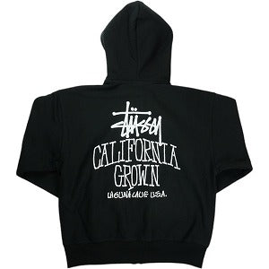 STUSSY ステューシー 25FW CALI GROWN ZIP HOOD BLACK ジップパーカー 黒 Size 【S】 【新古品・未使用品】 20824725
