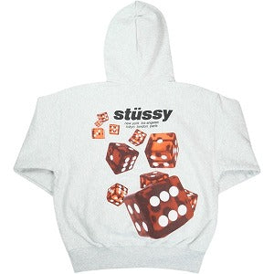 STUSSY ステューシー 25FW ROLLERS HOOD ASH HEATHER パーカー 灰 Size 【L】 【新古品・未使用品】 20824730