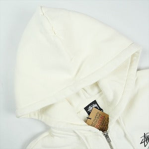 STUSSY ステューシー 25FW STOCK LINK PIGMENT DYED Natural ジップパーカー 白 Size 【L】 【新古品・未使用品】 20824737