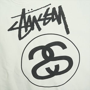 STUSSY ステューシー 25FW STOCK LINK PIGMENT DYED Natural ジップパーカー 白 Size 【L】 【新古品・未使用品】 20824737