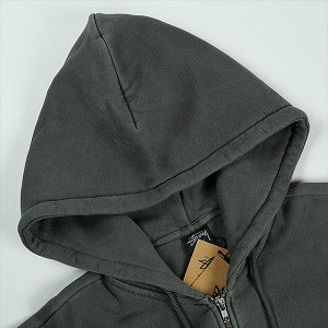 STUSSY ステューシー 25FW STOCK LINK PIGMENT DYED BLACK ジップパーカー 黒 Size 【S】 【新古品・未使用品】 20824739