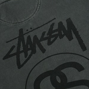 STUSSY ステューシー 25FW STOCK LINK PIGMENT DYED BLACK ジップパーカー 黒 Size 【S】 【新古品・未使用品】 20824739
