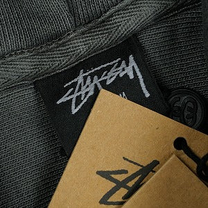 STUSSY ステューシー 25FW STOCK LINK PIGMENT DYED BLACK ジップパーカー 黒 Size 【L】 【新古品・未使用品】 20824740
