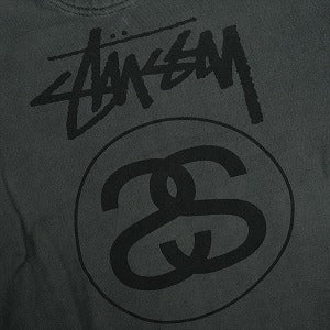 STUSSY ステューシー 25FW STOCK LINK PIGMENT DYED BLACK ジップパーカー 黒 Size 【XL】 【新古品・未使用品】 20824741