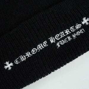 CHROME HEARTS クロム・ハーツ WATCH CAP WOOL FUCK YOU MULTI CH PLUS BLACK/WHITE ビーニー 黒 Size 【フリー】 【中古品-ほぼ新品】 20824756