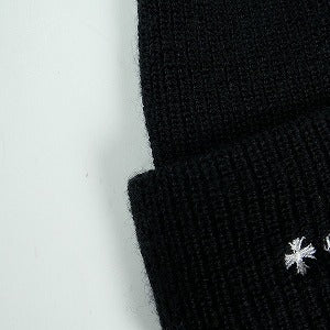 CHROME HEARTS クロム・ハーツ WATCH CAP WOOL FUCK YOU MULTI CH PLUS BLACK/WHITE ビーニー 黒 Size 【フリー】 【中古品-ほぼ新品】 20824756