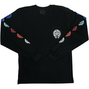 CHROME HEARTS クロム・ハーツ MULTI COLOR HORSESHOE LS T-SHIRT BLACK ロンT 黒 Size 【L】 【新古品・未使用品】 20824758