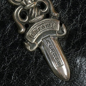 CHROME HEARTS クロム・ハーツ DAGGER DOUBLE SIDE LEATHER CARD CASE BLK カードケース 黒 Size 【フリー】 【新古品・未使用品】 20824810