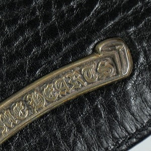 CHROME HEARTS クロム・ハーツ DOUBLE SIDE LEATHER CARD CASE BLK カードケース 黒 Size 【フリー】 【新古品・未使用品】 20824811