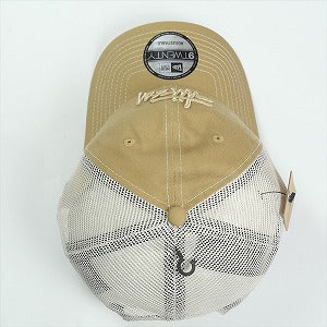 STUSSY ステューシー 25FW NEW ERA 9TWENTY WASHED BASIC TRUCKER Khaki メッシュキャップ ベージュ Size 【フリー】 【新古品・未使用品】 20824814