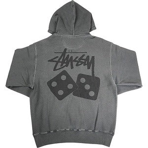 STUSSY ステューシー 25SS DICE HOODIE PIGMENT DYED BLACK パーカー 黒 Size 【M】 【新古品・未使用品】 20824818