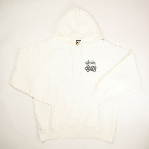 STUSSY ステューシー 25SS DICE HOODIE PIGMENT DYED NATURAL パーカー 白 Size 【M】 【新古品・未使用品】 20824820