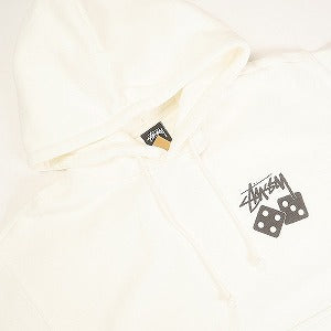 STUSSY ステューシー 25SS DICE HOODIE PIGMENT DYED NATURAL パーカー 白 Size 【M】 【新古品・未使用品】 20824820