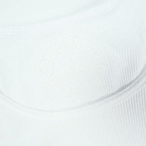 CHROME HEARTS クロム・ハーツ T BAR RIB TANK WHITE/PINK オンライン限定タンクトップ 白 Size 【S】 【新古品・未使用品】 20824821