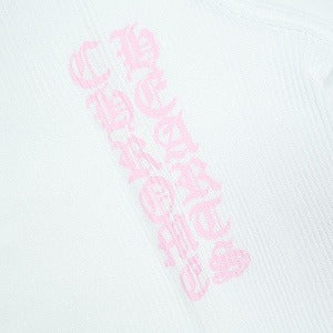 CHROME HEARTS クロム・ハーツ T BAR RIB TANK WHITE/PINK オンライン限定タンクトップ 白 Size 【S】 【新古品・未使用品】 20824821
