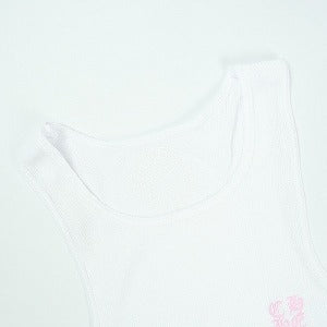 CHROME HEARTS クロム・ハーツ T BAR RIB TANK WHITE/PINK オンライン限定タンクトップ 白 Size 【M】 【新古品・未使用品】 20824822