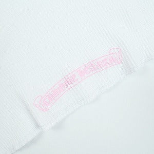 CHROME HEARTS クロム・ハーツ T BAR RIB TANK WHITE/PINK オンライン限定タンクトップ 白 Size 【M】 【新古品・未使用品】 20824822