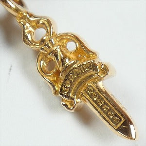 CHROME HEARTS クロム・ハーツ BRCLT BEAD DAGGER 6MM BLACK/GOLD ブレスレット 黒 Size 【L】 【新古品・未使用品】 20824826