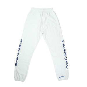 CHROME HEARTS クロム・ハーツ BND BTTM SWTPNT WHITE/DGR BLUE スウェットパンツ 白青 Size 【M】 【新古品・未使用品】 20824833