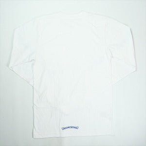 CHROME HEARTS クロム・ハーツ NECK LOGO POCKET L/S TEE WHITE/DGR BLUE ロンT 白青 Size 【S】 【新古品・未使用品】 20824834