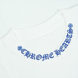 CHROME HEARTS クロム・ハーツ NECK LOGO POCKET L/S TEE WHITE/DGR BLUE ロンT 白青 Size 【S】 【新古品・未使用品】 20824834