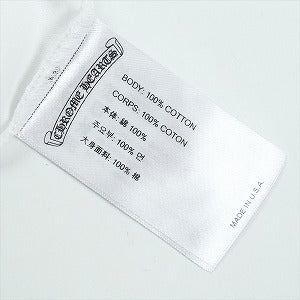 CHROME HEARTS クロム・ハーツ NECK LOGO POCKET L/S TEE WHITE/DGR BLUE ロンT 白青 Size 【S】 【新古品・未使用品】 20824834