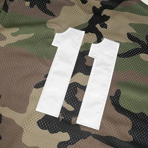 SUPREME シュプリーム 24AW S logo Baseball Henley Woodland Camo ベースボール半袖シャツ 緑 Size 【XL】 【新古品・未使用品】 20824849