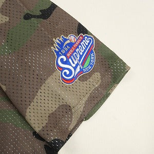 SUPREME シュプリーム 24AW S logo Baseball Henley Woodland Camo ベースボール半袖シャツ 緑 Size 【XL】 【新古品・未使用品】 20824849