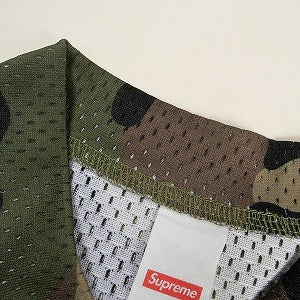 SUPREME シュプリーム 24AW S logo Baseball Henley Woodland Camo ベースボール半袖シャツ 緑 Size 【XL】 【新古品・未使用品】 20824849