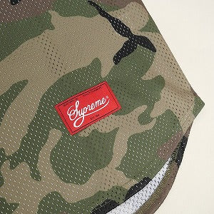 SUPREME シュプリーム 24AW S logo Baseball Henley Woodland Camo ベースボール半袖シャツ 緑 Size 【XL】 【新古品・未使用品】 20824849