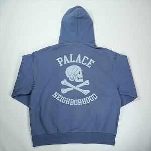 Palace Skateboards パレススケートボード ×NEIGHBORHOOD Skull Zip Hood Navy パーカー 紺 Size 【XL】 【新古品・未使用品】 20824852