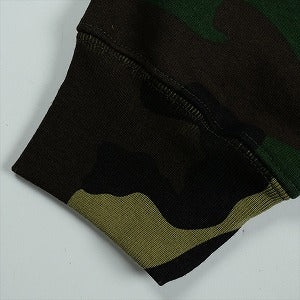 SUPREME シュプリーム 25FW Collegiate Applique Zip Up Hooded Sweatshirt Woodland Camo ジップパーカー 緑 Size 【S】 【新古品・未使用品】 20824885