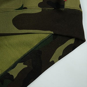 SUPREME シュプリーム 25FW Collegiate Applique Zip Up Hooded Sweatshirt Woodland Camo ジップパーカー 緑 Size 【S】 【新古品・未使用品】 20824885