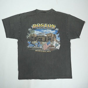 VINTAGE ヴィンテージ Harley-Davidson ハーレーダビッドソン BOSTON,MA Pocket Tee Tシャツ 黒 Size 【L相当】 【中古品-良い】 20824894