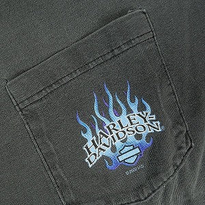 VINTAGE ヴィンテージ Harley-Davidson ハーレーダビッドソン BOSTON,MA Pocket Tee Tシャツ 黒 Size 【L相当】 【中古品-良い】 20824894