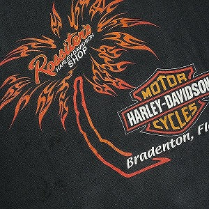 VINTAGE ヴィンテージ Harley-Davidson ハーレーダビッドソン Eagle Bradenton,Frorida Tee Tシャツ 黒 Size 【XXL】 【中古品-良い】 20824898