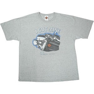 VINTAGE ヴィンテージ Harley-Davidson ハーレーダビッドソン I GOT MINE at... Tee Tシャツ 灰 Size 【XL】 【中古品-良い】 20824899