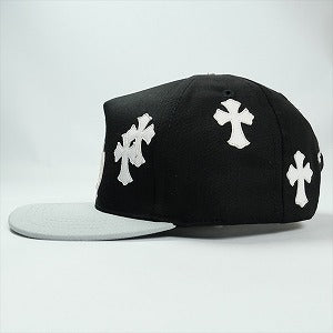 CHROME HEARTS クロム・ハーツ HAT 5 PNL CAP BSBL BLACK/WHITE クロスパッチ付きベースボールキャップ 黒白 Size 【フリー】 【新古品・未使用品】 20824911