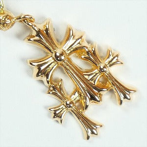 CHROME HEARTS クロム・ハーツ 3 CH CRS EARRING GOLD ピアス 金 Size 【フリー】 【新古品・未使用品】 20825001