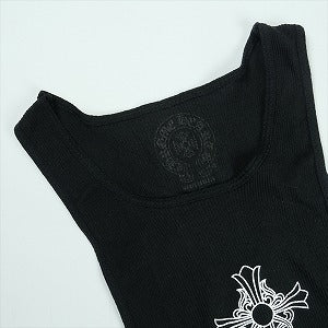CHROME HEARTS クロム・ハーツ HAIRY CROSS RIB TANKTOP BLACK タンクトップ 黒 Size 【L】 【新古品・未使用品】 20825003
