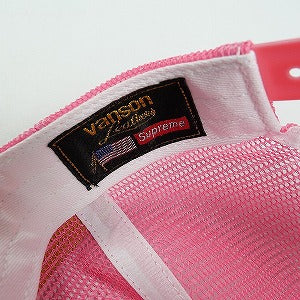 SUPREME シュプリーム 25FW Vanson Leathers Mesh Back 6-Panel White メッシュキャップ 白 Size 【フリー】 【新古品・未使用品】 20825013