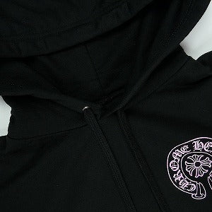 CHROME HEARTS クロム・ハーツ HORSESHOE PULLOVER HOODIE BLACK/PINK オンライン限定パーカー 黒 Size 【L】 【新古品・未使用品】 20825014