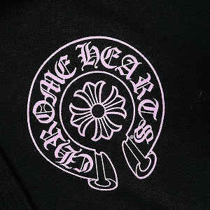 CHROME HEARTS クロム・ハーツ HORSESHOE PULLOVER HOODIE BLACK/PINK オンライン限定パーカー 黒 Size 【L】 【新古品・未使用品】 20825014
