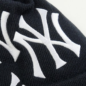 SUPREME シュプリーム ×New York Yankees 21AW New Era Box Logo Beanie Navy ビーニー 紺 Size 【フリー】 【新古品・未使用品】 20825024