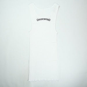 CHROME HEARTS クロム・ハーツ NECK LOGO BACK SCROLL RIB TANKTOP WHITE タンクトップ 白 Size 【L】 【新古品・未使用品】 20825036