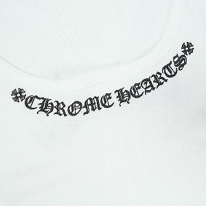 CHROME HEARTS クロム・ハーツ NECK LOGO BACK SCROLL RIB TANKTOP WHITE タンクトップ 白 Size 【L】 【新古品・未使用品】 20825036