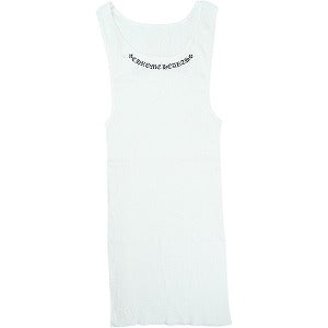 CHROME HEARTS クロム・ハーツ NECK LOGO BACK SCROLL RIB TANKTOP WHITE タンクトップ 白 Size 【L】 【新古品・未使用品】 20825036
